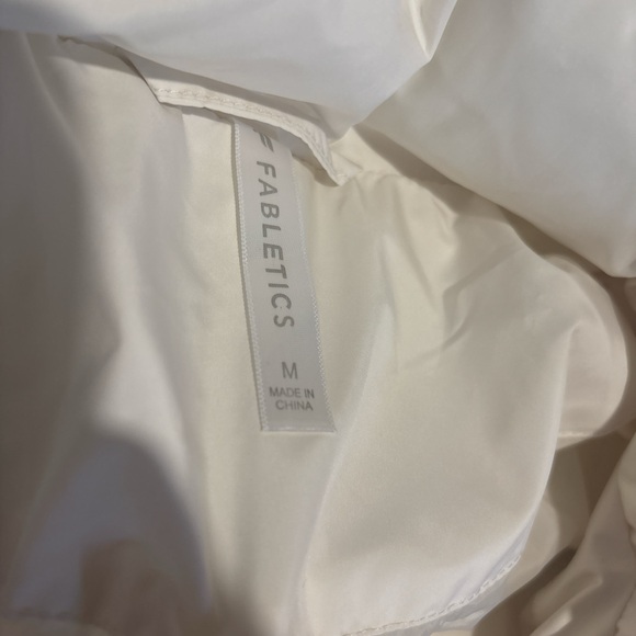 Fabletics Cream Puffer Jacket - Picture 2 of 5